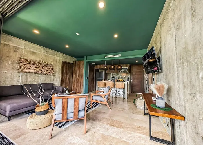 2Br Tulum Oasis | Pool, Sauna & Gym Hébergement de vacances *